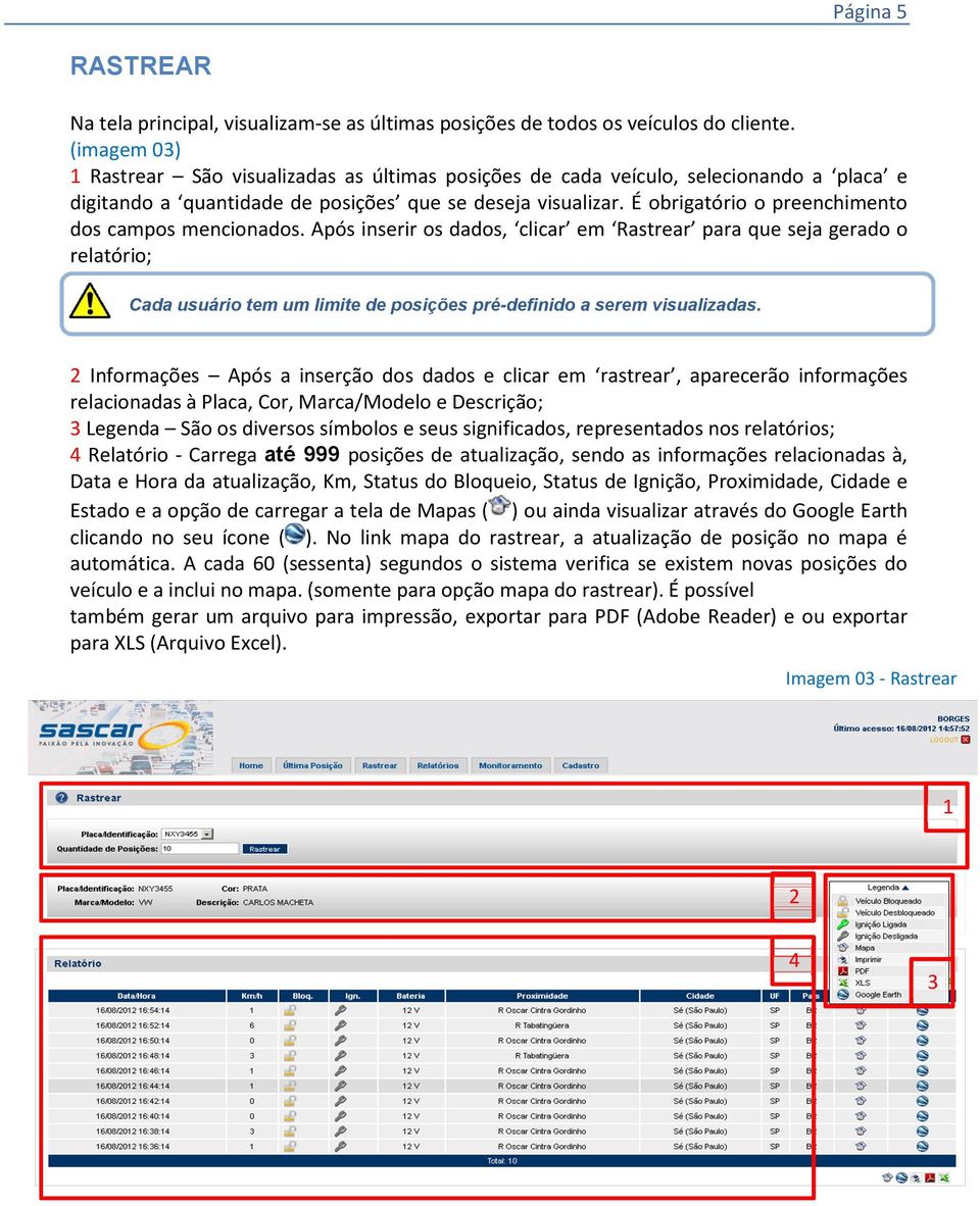 É obrigatório o preenchimento dos campos mencionados.