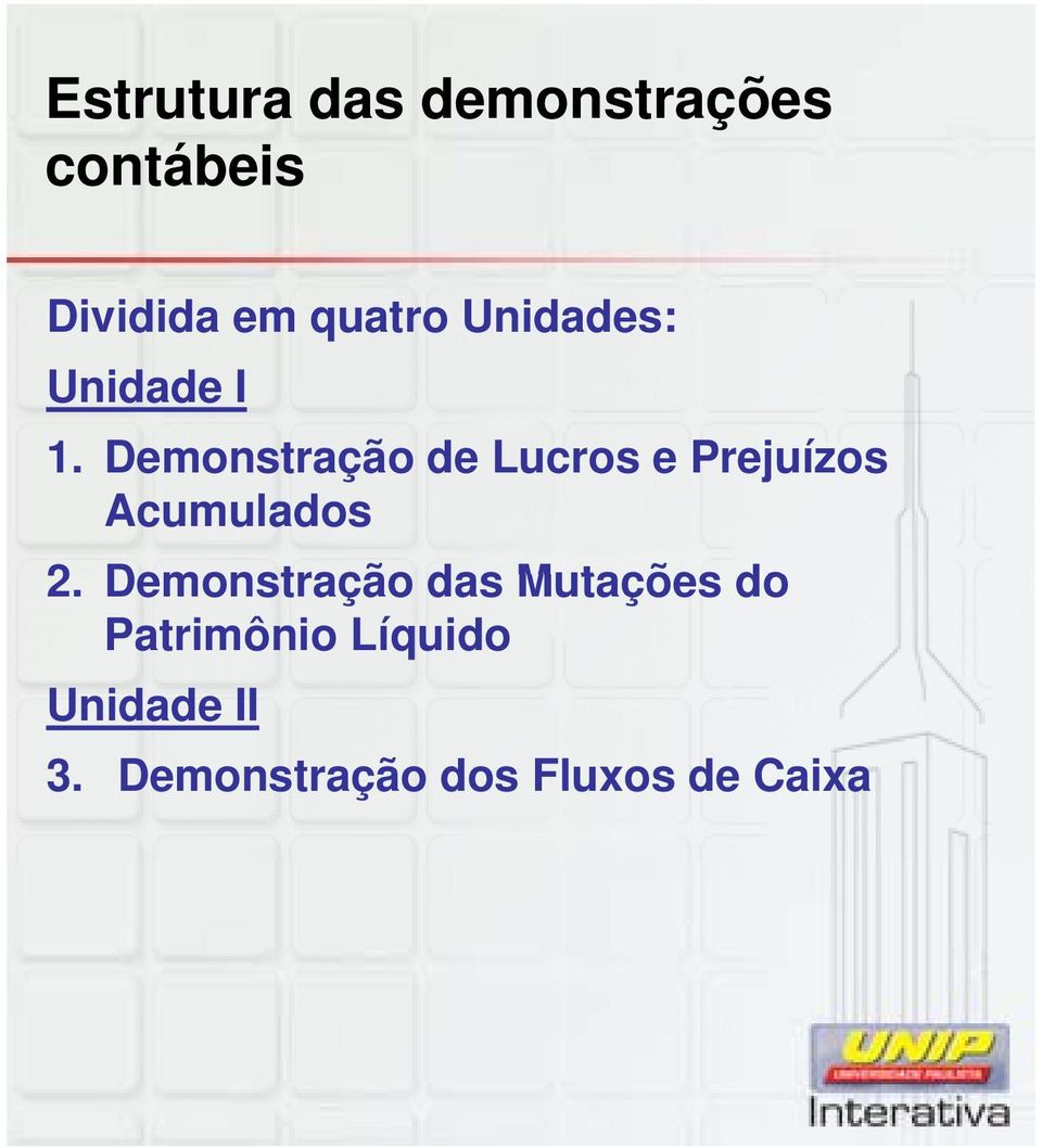 Demonstração de Lucros e Prejuízos Acumulados 2.