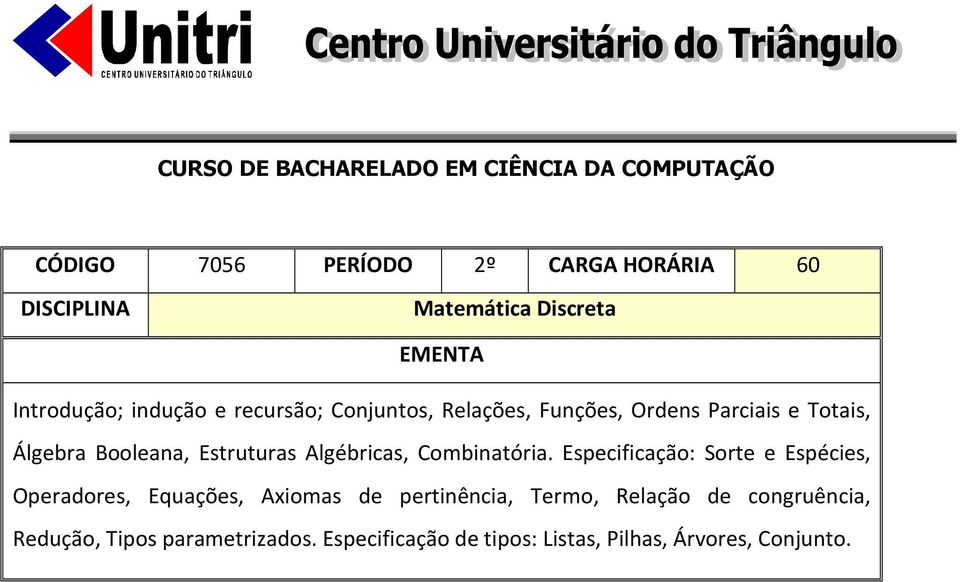 Combinatória.