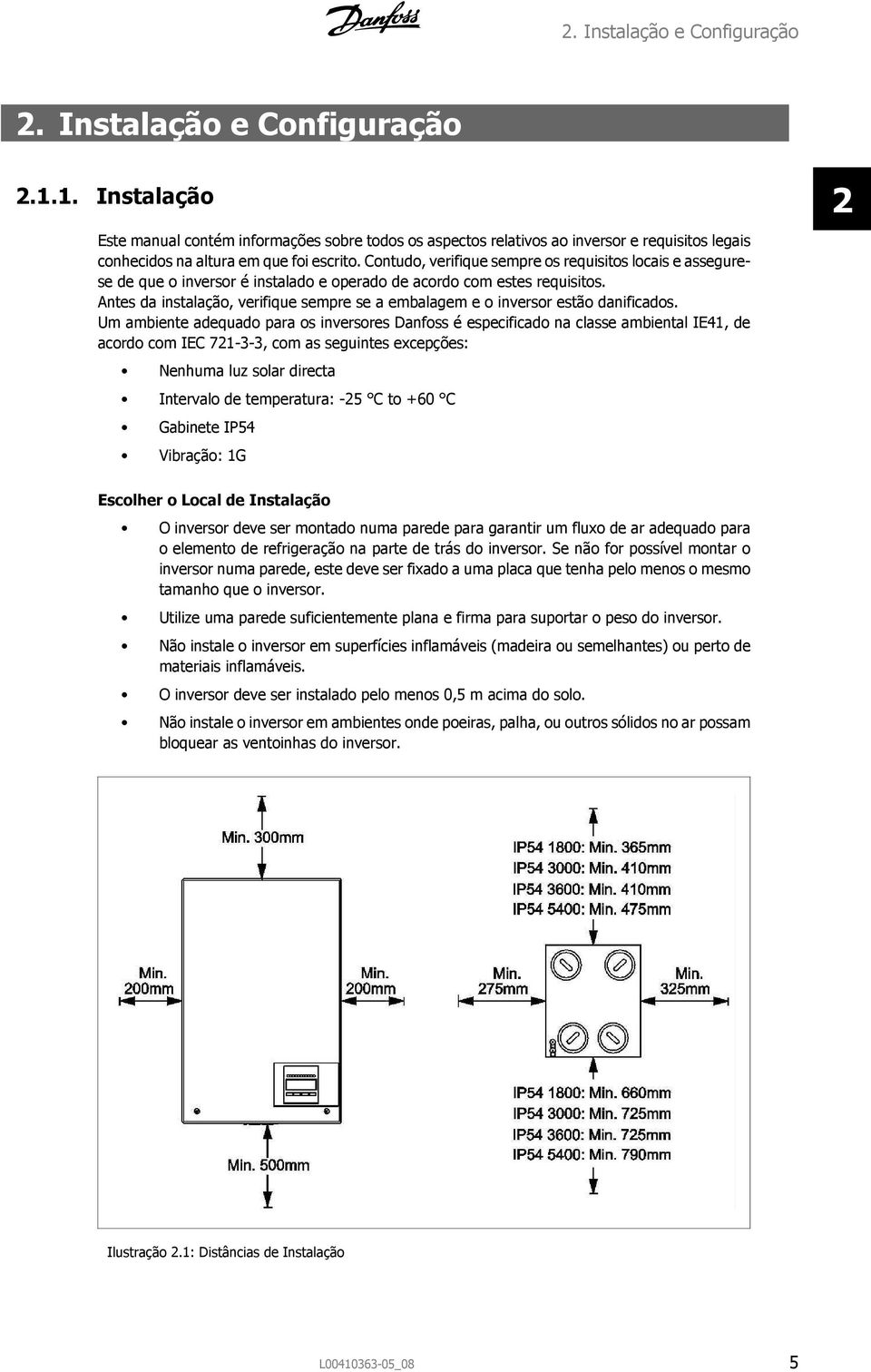 Antes da instalação, verifique sempre se a embalagem e o inversor estão danificados.