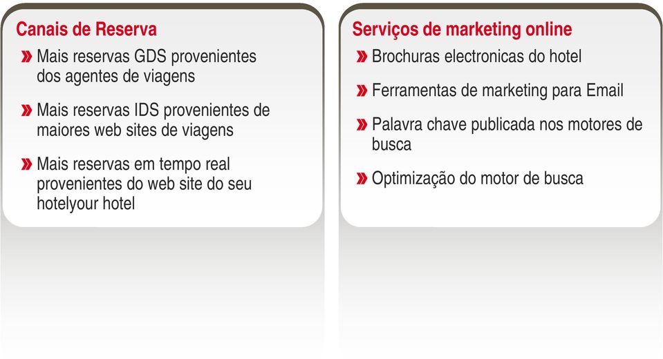 real provenientes do web site do seu hotelyour hotel Serviços de marketing online Brochuras electronicas do