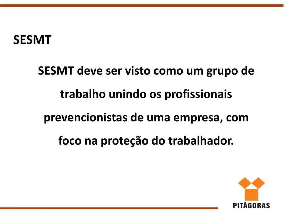 profissionais prevencionistas de uma