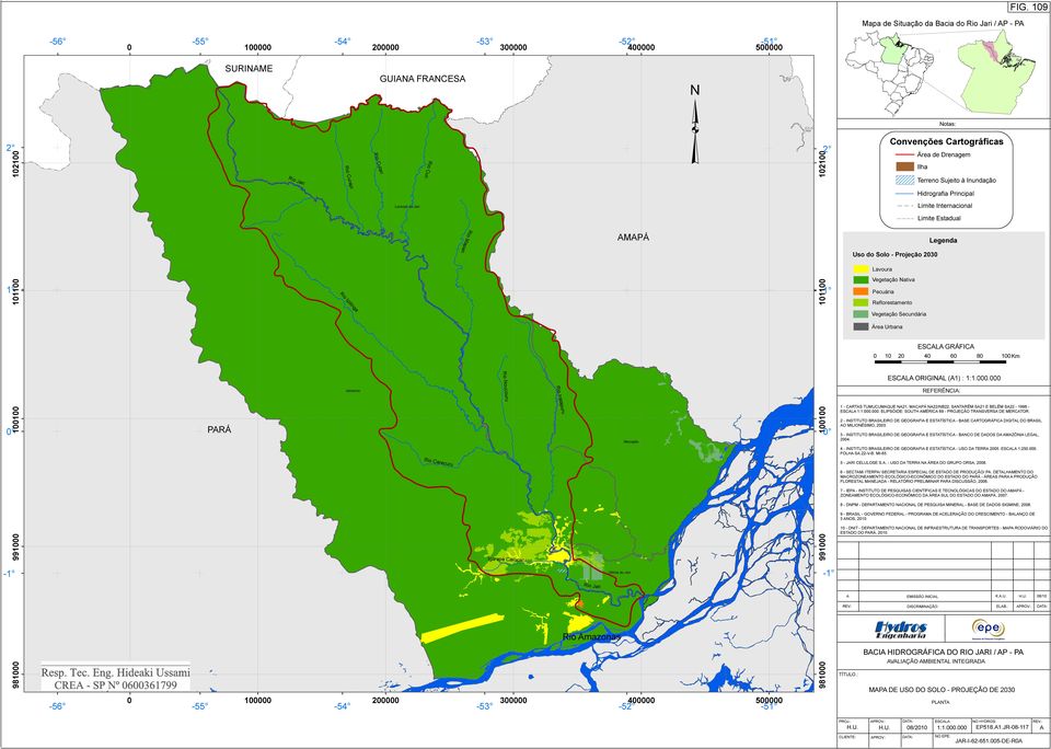 2 - INSTITUTO BRSILEIRO DE GEOGRFI E ESTTÍSTIC - BSE CRTOGRÁFIC DIGITL DO BRSIL O MILIONÉSIMO, 23. 3 - INSTITUTO BRSILEIRO DE GEOGRFI E ESTTÍSTIC - BNCO DE DDOS D MZÔNI LEGL, 24.