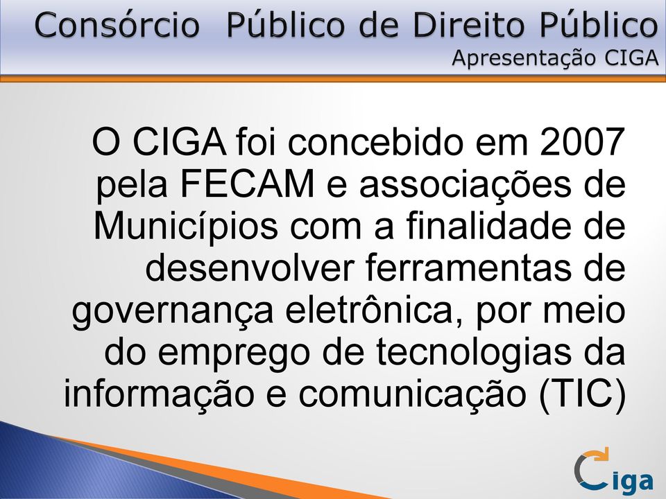 desenvolver ferramentas de governança eletrônica,