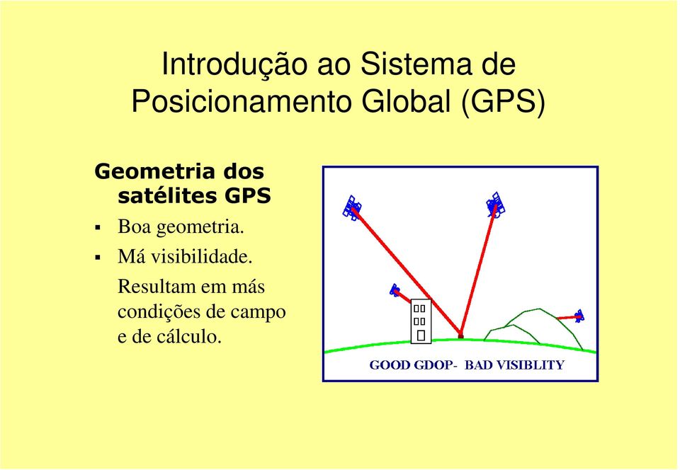 Má visibilidade.