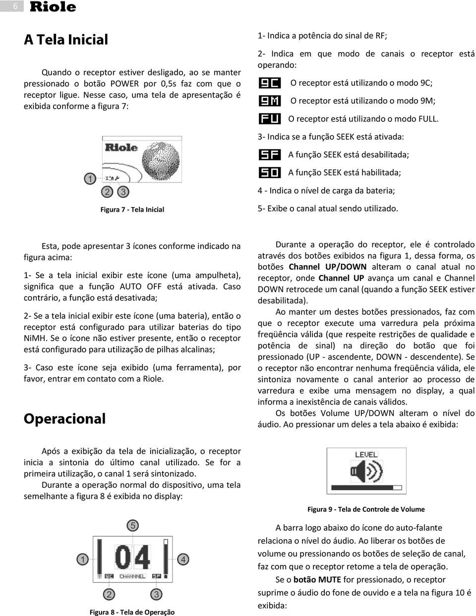 9M; O receptor está utilizando o modo FULL.