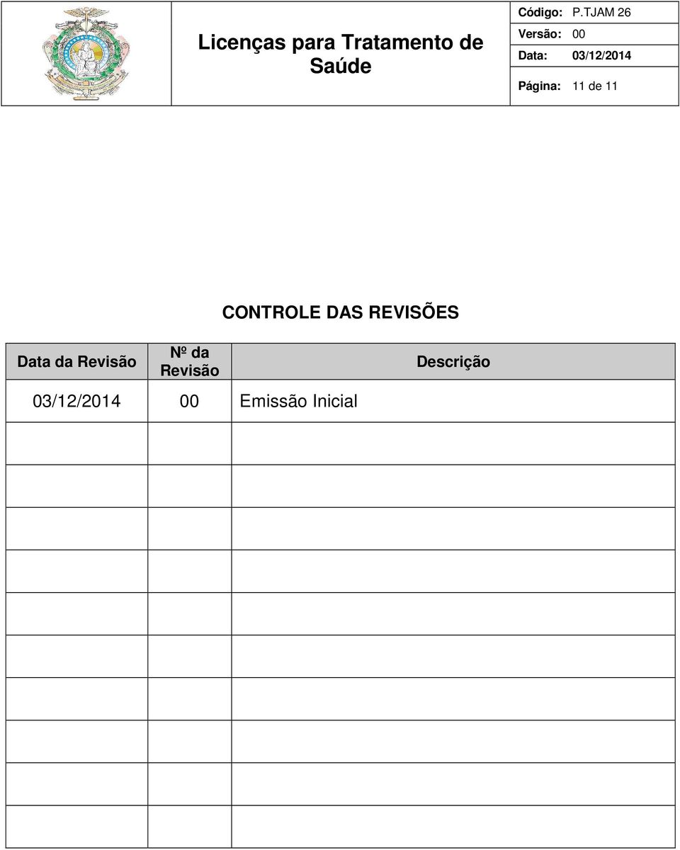 Revisão Nº da Revisão