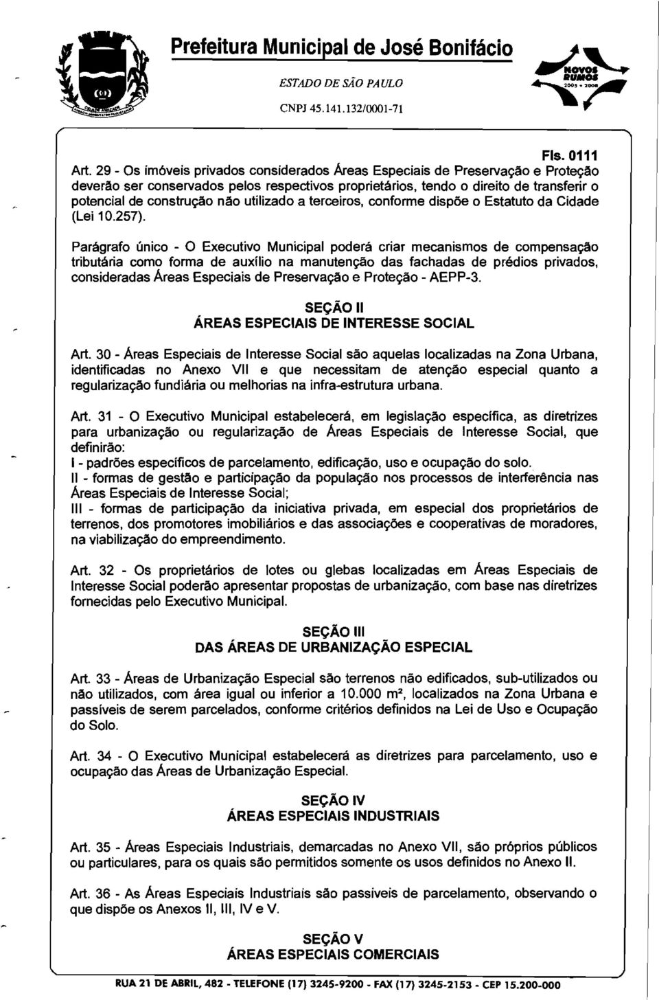 cnfre dispe Estatut da Cidade (Lei 10.257).