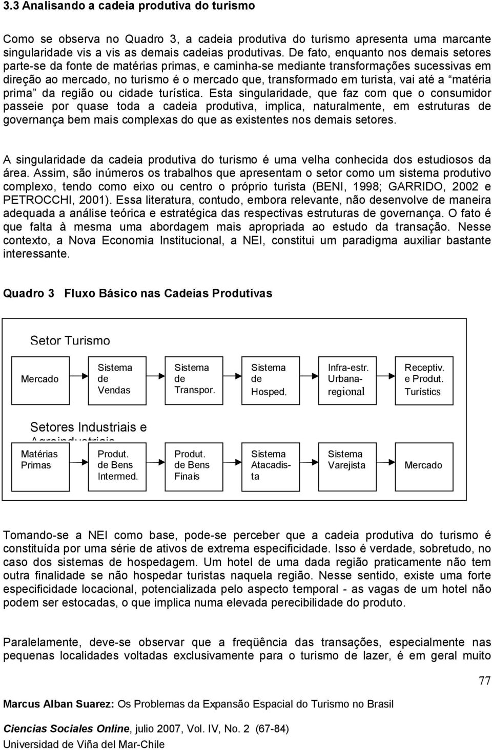 vai até a matéria prima da região ou cidade turística.