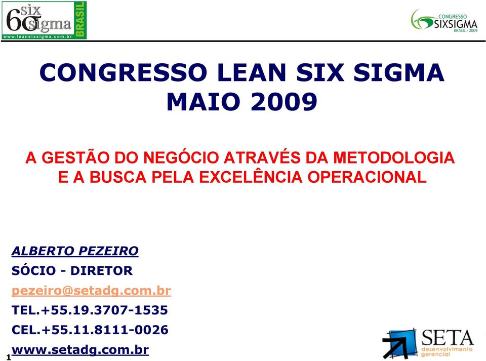 OPERACIONAL 1 ALBERTO PEZEIRO SÓCIO - DIRETOR