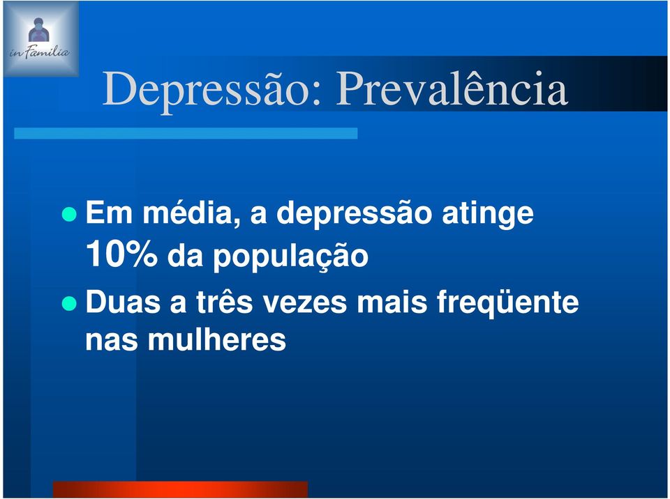 10% da população Duas a três