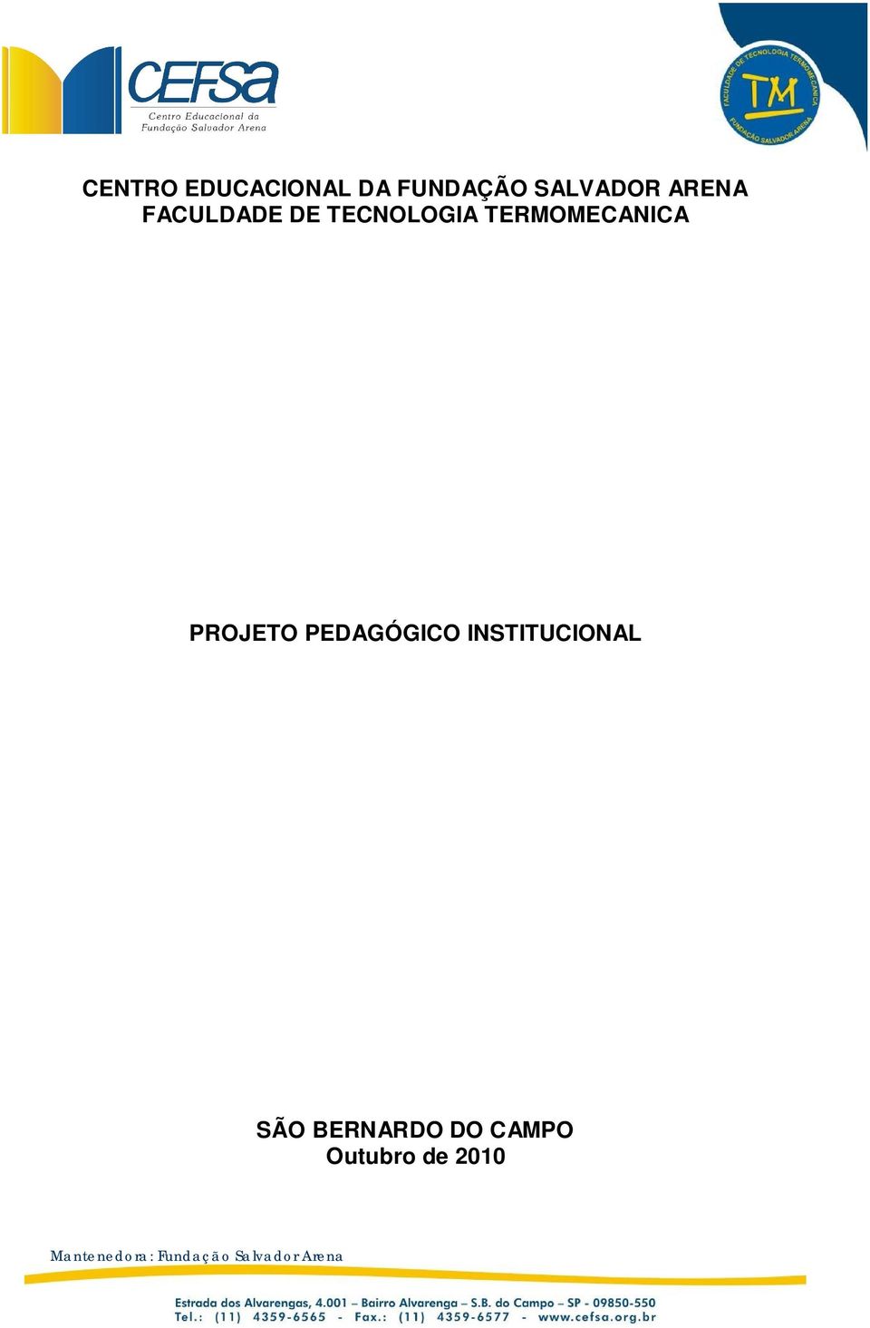 TERMOMECANICA PROJETO PEDAGÓGICO