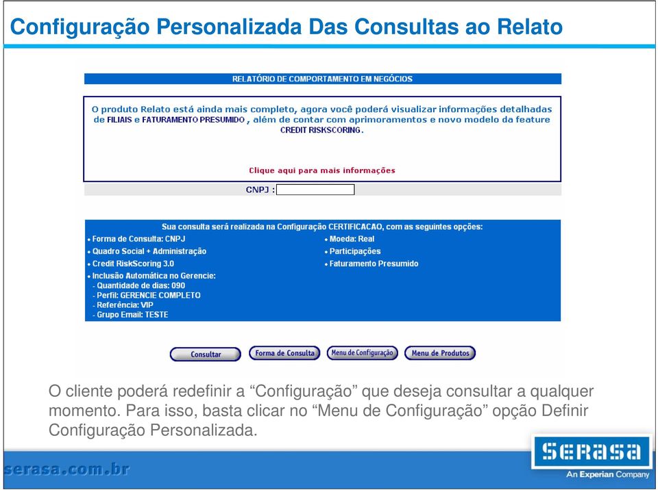 consultar a qualquer momento.