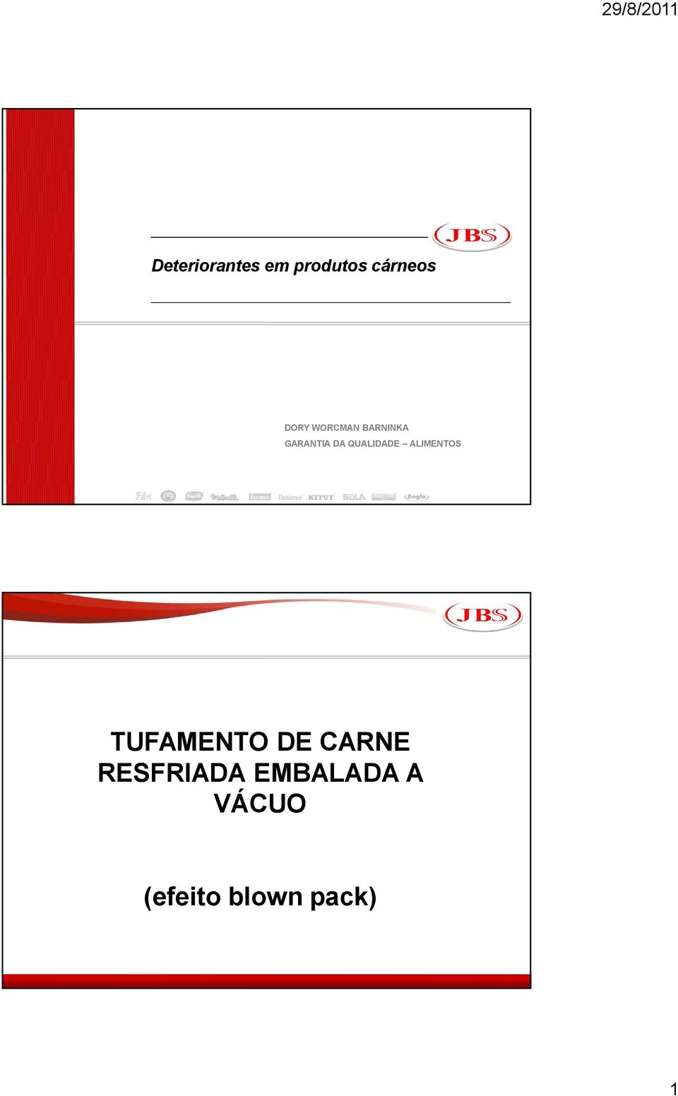 ALIMENTOS TUFAMENTO DE CARNE RESFRIADA