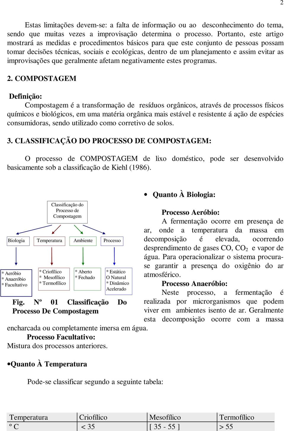 iprovisações que geralente afeta negativaente estes prograas. 2.