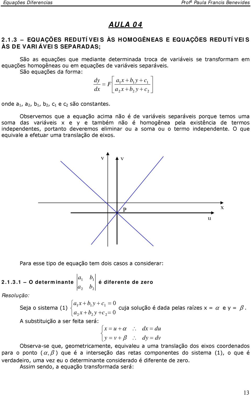 São quaçõs da forma: a b c d d F a ond a, a, b, b, c c são constants.