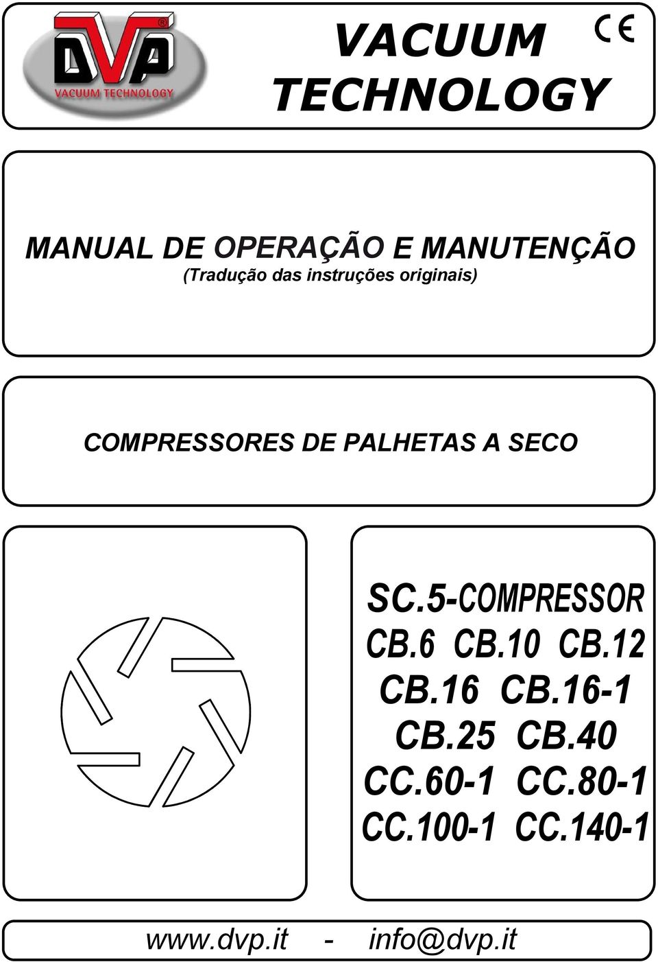 PALHETAS A SECO SC.5-COMPRESSOR CB.6 CB.10 CB.12 CB.16 CB.