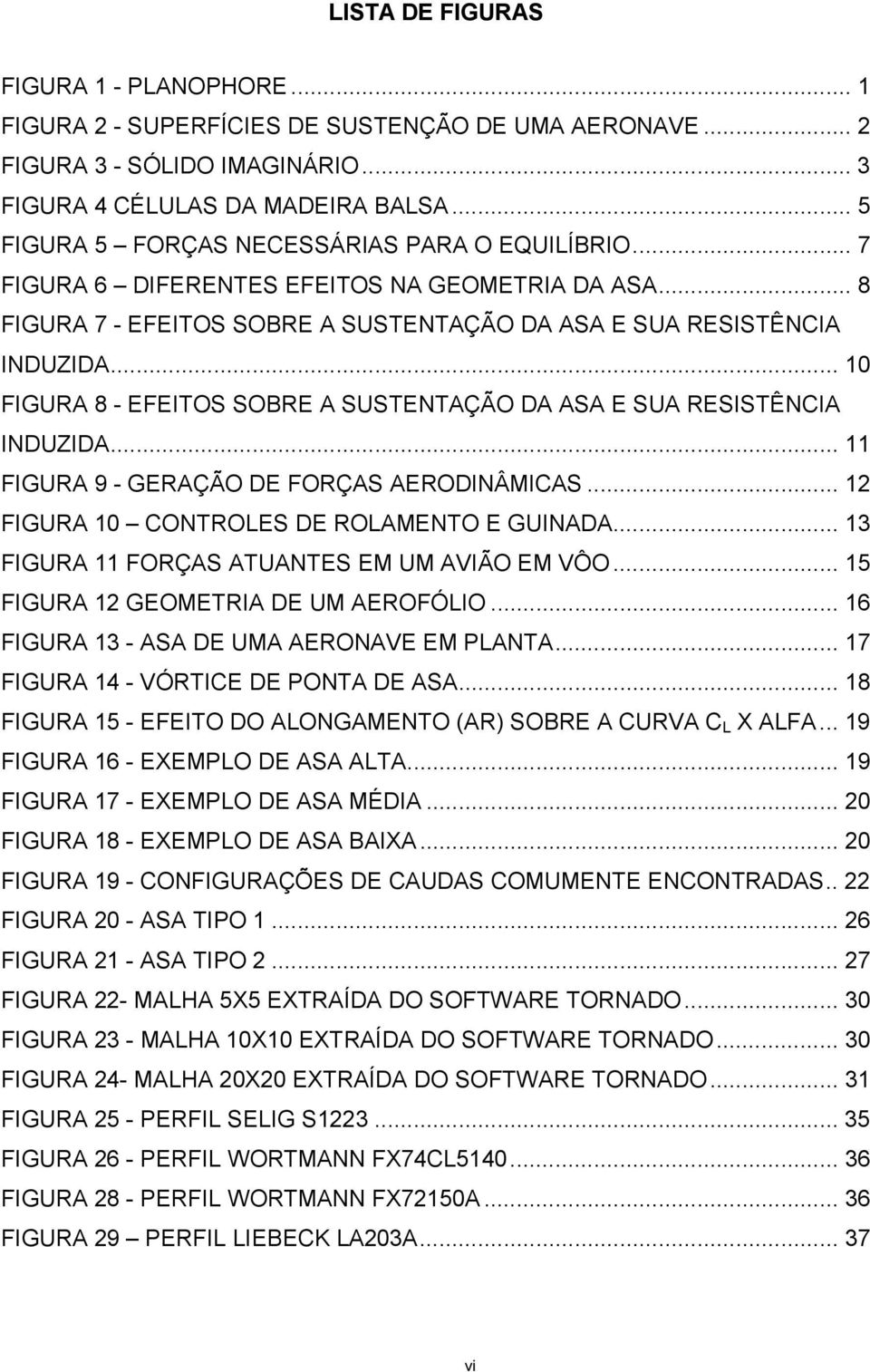 .. 10 FIGURA 8 - EFEITOS SOBRE A SUSTENTAÇÃO DA ASA E SUA RESISTÊNCIA INDUZIDA... 11 FIGURA 9 - GERAÇÃO DE FORÇAS AERODINÂMICAS... 12 FIGURA 10 CONTROLES DE ROLAMENTO E GUINADA.