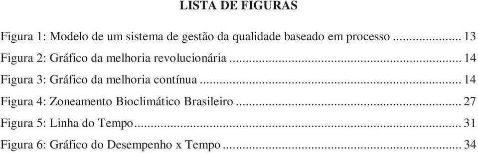 .. 14 Figura 3: Gráfico da melhoria contínua.