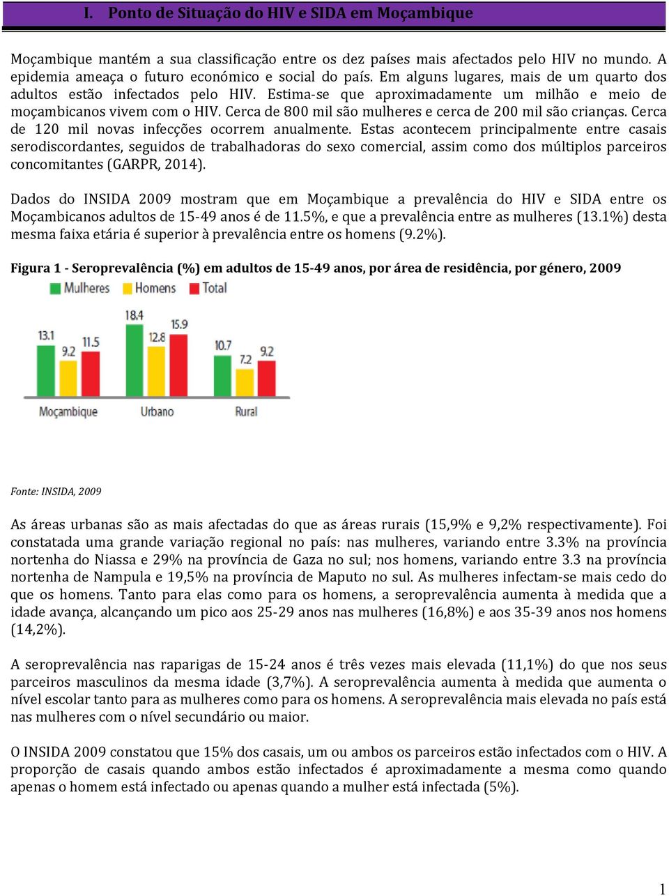 Cerca de 800 mil são mulheres e cerca de 200 mil são crianças. Cerca de 120 mil novas infecções ocorrem anualmente.