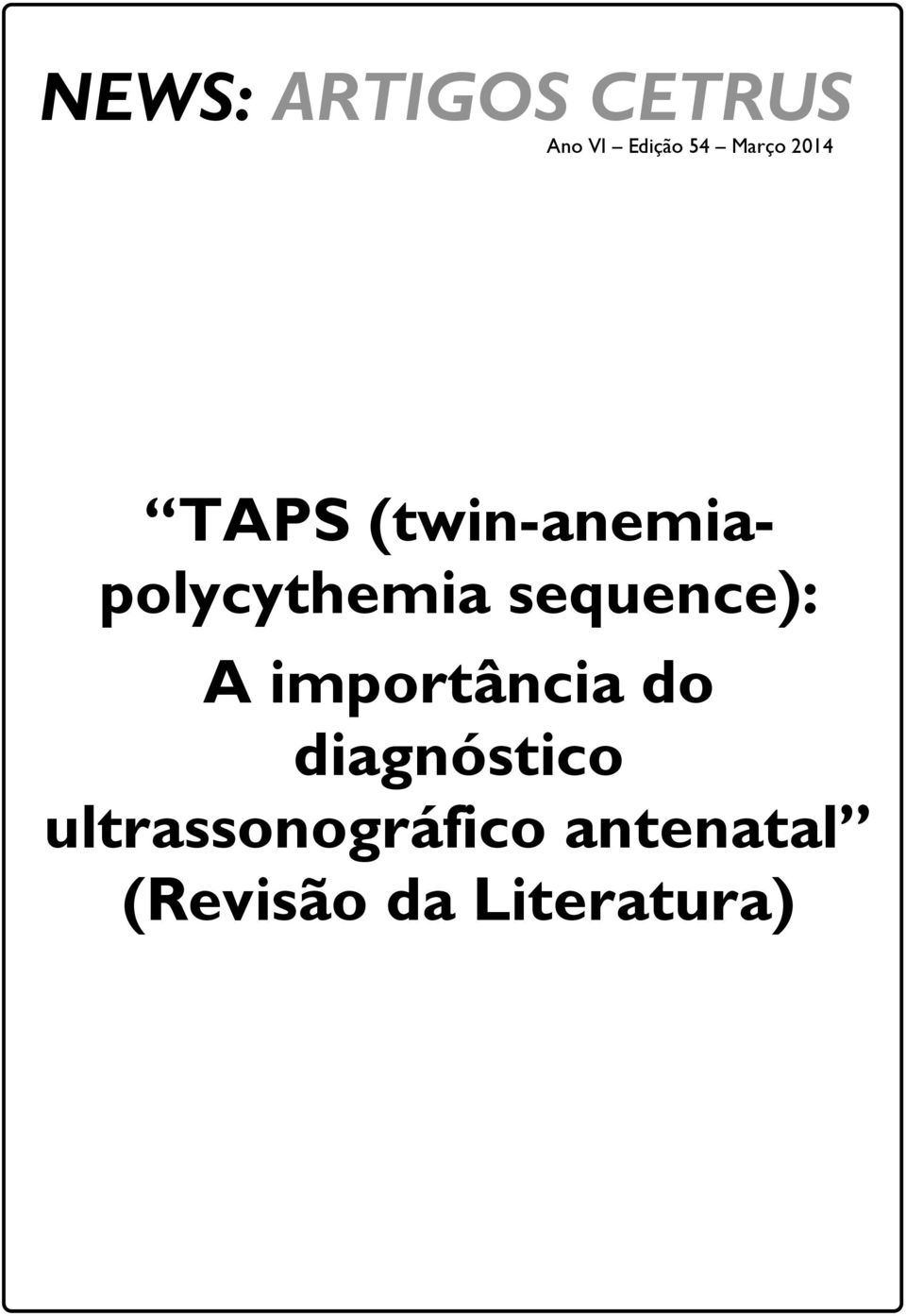 sequence): A importância do diagnóstico