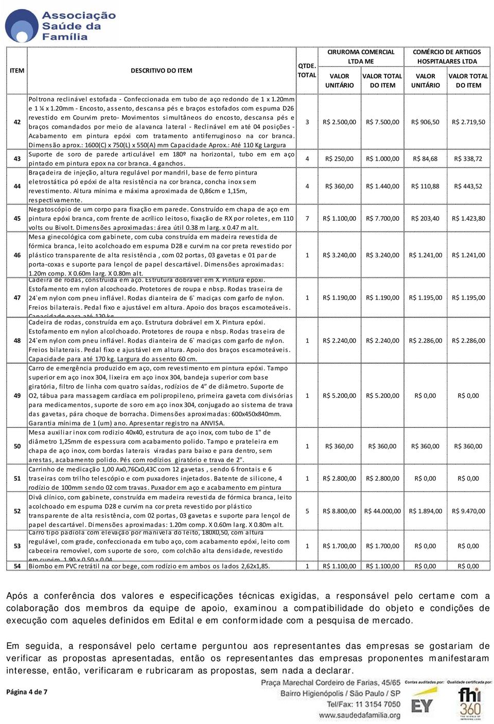 - Reclinável em até 04 posições - 3 R$ 2.500,00 R$ 7.500,00 R$ 906,50 R$ 2.719,50 Acabamento em pintura epóxi com tratamento antiferruginoso na cor branca. Dimensão aprox.