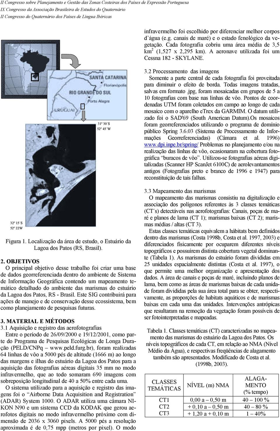 W 31º 30 S 52º 45 W Figura 1. Localização da área de estudo, o Estuário da Lagoa dos Patos (RS, Brasil). 2.