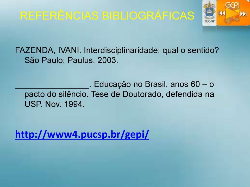 São Paulo: Paulus, 2003.