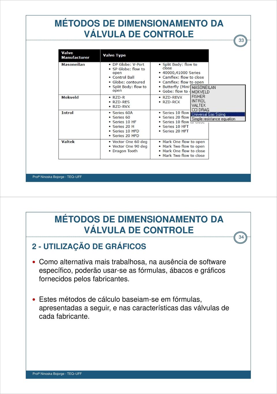 específico, poderão usar-se as fórmulas, ábacos e gráficos fornecidos pelos fabricantes.