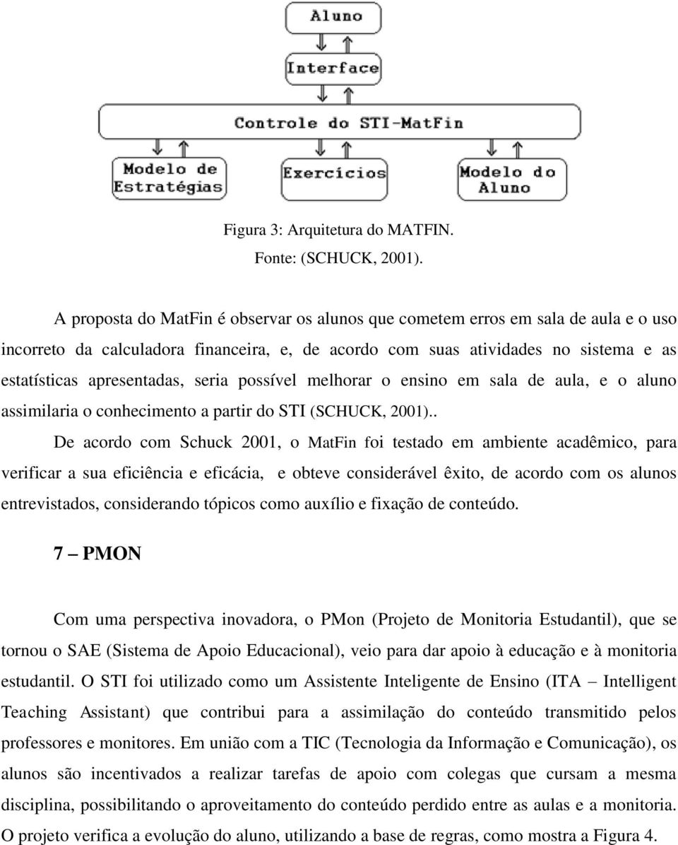 seria possível melhorar o ensino em sala de aula, e o aluno assimilaria o conhecimento a partir do STI (SCHUCK, 2001).