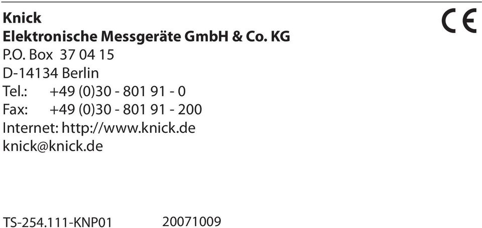 : +49 (0)30-801 91-0 Fax: +49 (0)30-801 91-200