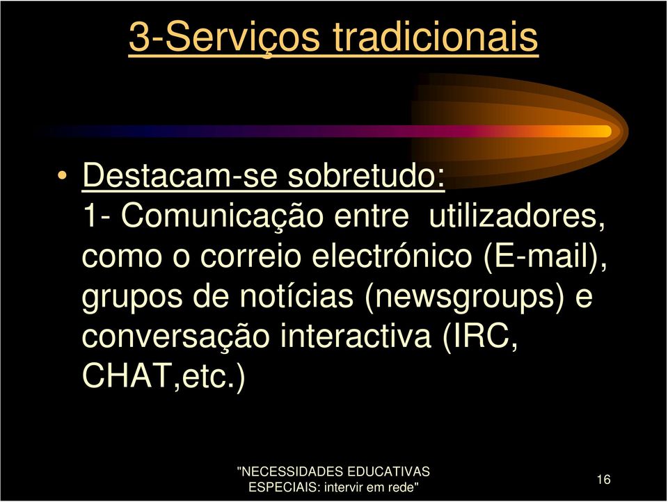 correio electrónico (E-mail), grupos de notícias