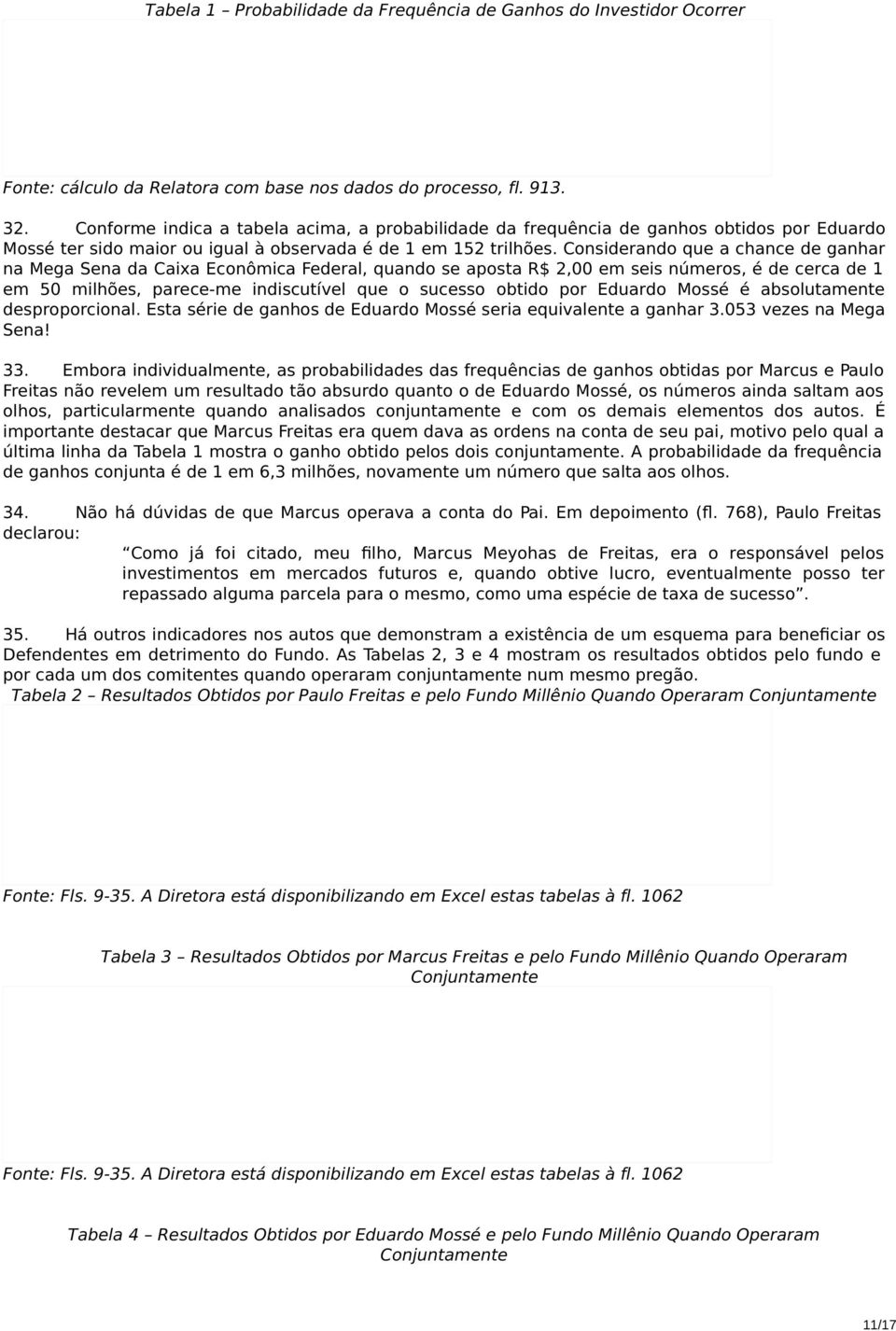 Considerando que a chance de ganhar na Mega Sena da Caixa Econômica Federal, quando se aposta R$ 2,00 em seis números, é de cerca de 1 em 50 milhões, parece-me indiscutível que o sucesso obtido por