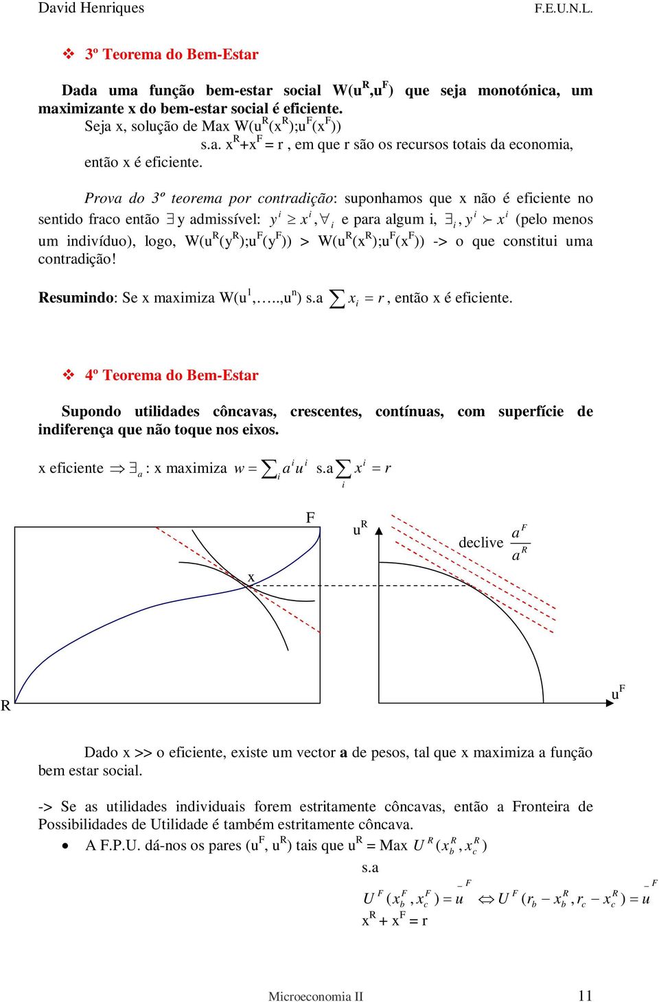 endo: Se aza W n a então é eente 4º Teoea do e-eta Sondo tldade ônava eente ontína o eíe de ndeença qe não toqe no eo eente a : aza a a delve a a Dado >> o eente