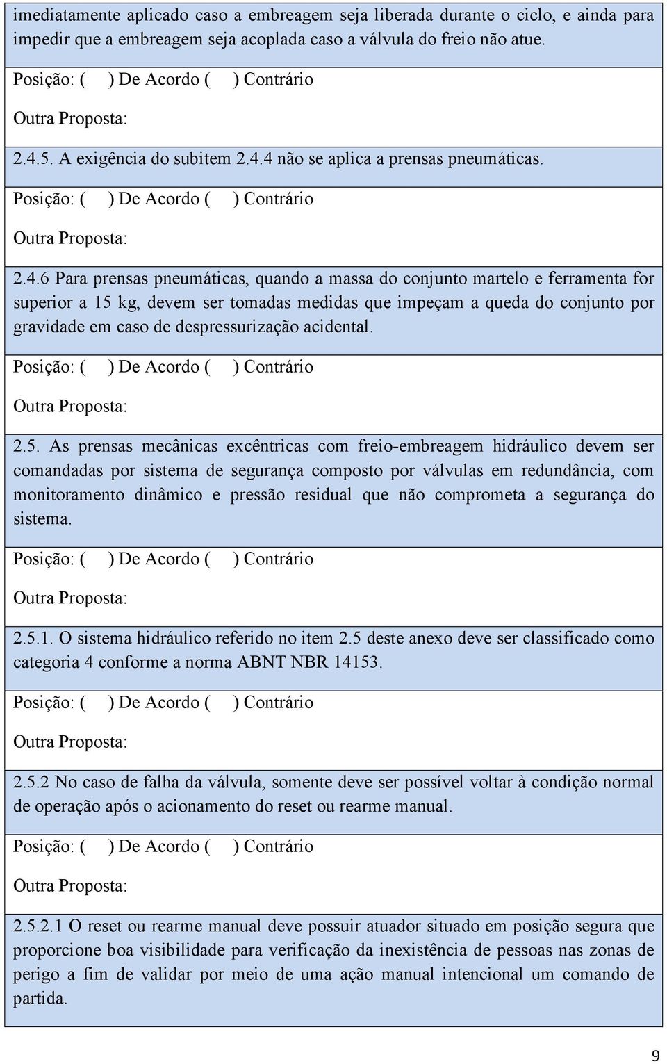 despressurização acidental. 2.5.