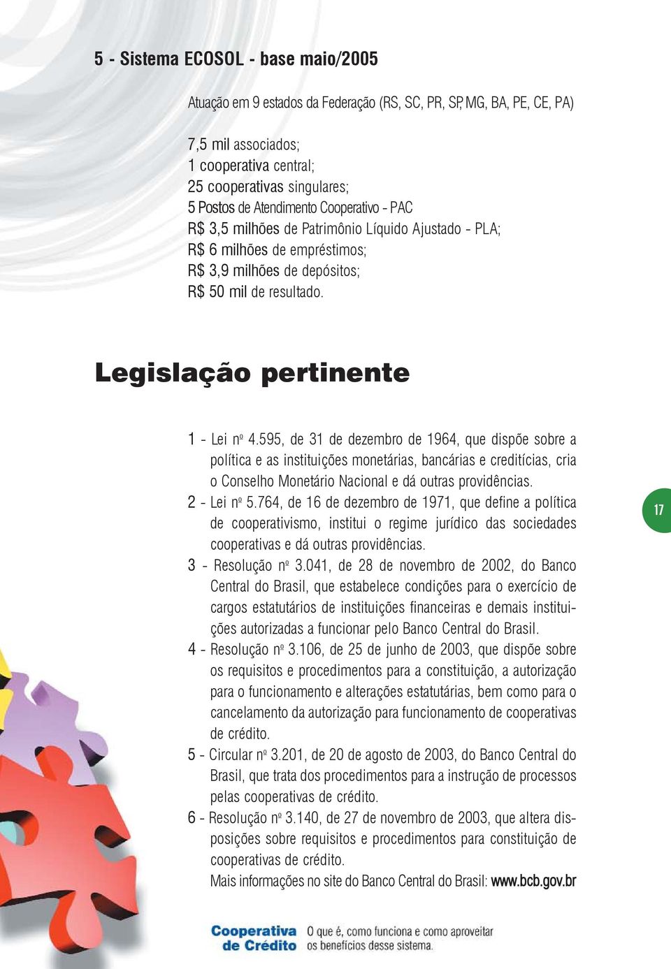 Legislação pertinente 1 - Lei n o 4.