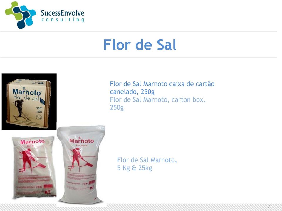 Flor de Sal Marnoto, carton box,