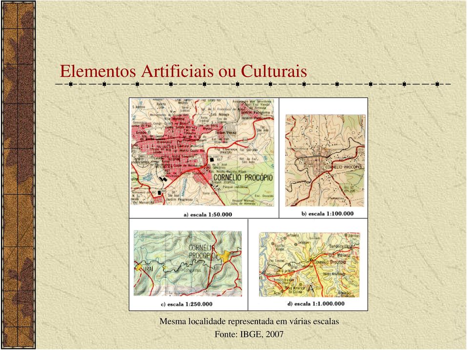 localidade representada