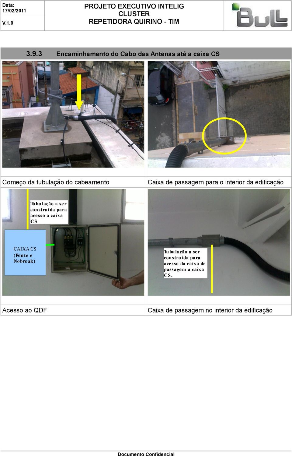 para ace sso a caixa CS CAIXA CS (Fon te e Nobre ak) Acesso ao QDF Tu bulação a se r con