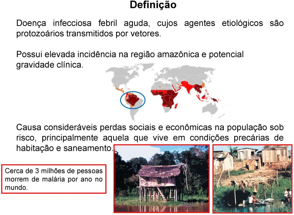 Causa consideráveis perdas sociais e econômicas na população sob risco, principalmente aquela que