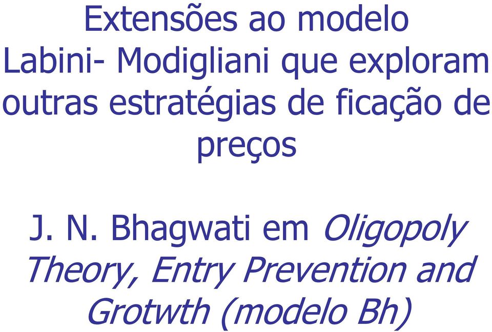 ficação de preços J. N.