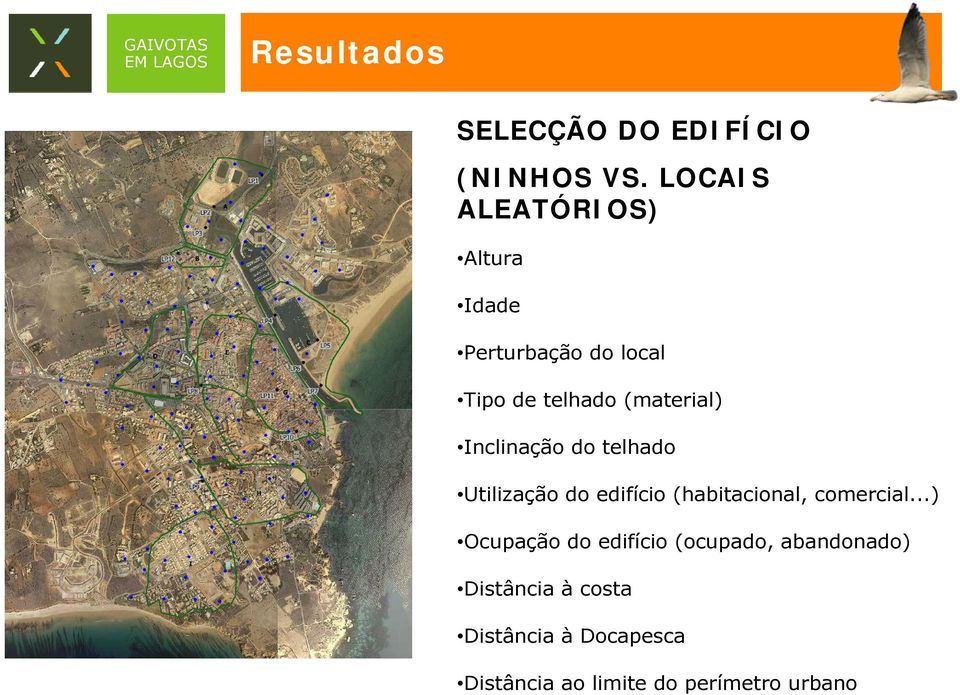 Inclinação do telhado Utilização do edifício (habitacional, comercial.