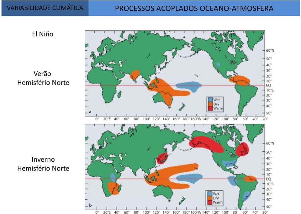 ATMOSFERA El Niño Verão