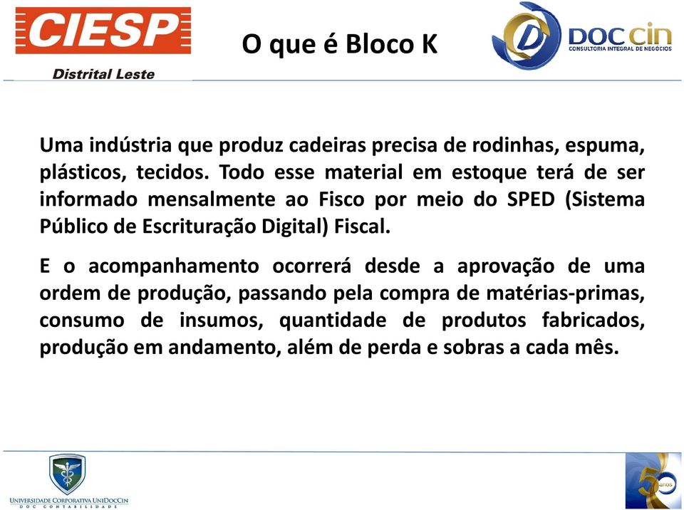 Escrituração Digital) Fiscal.