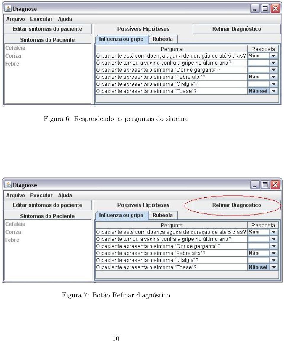 perguntas do sistema