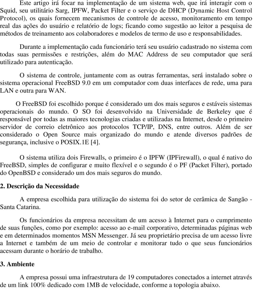 e modelos de termo de uso e responsabilidades.