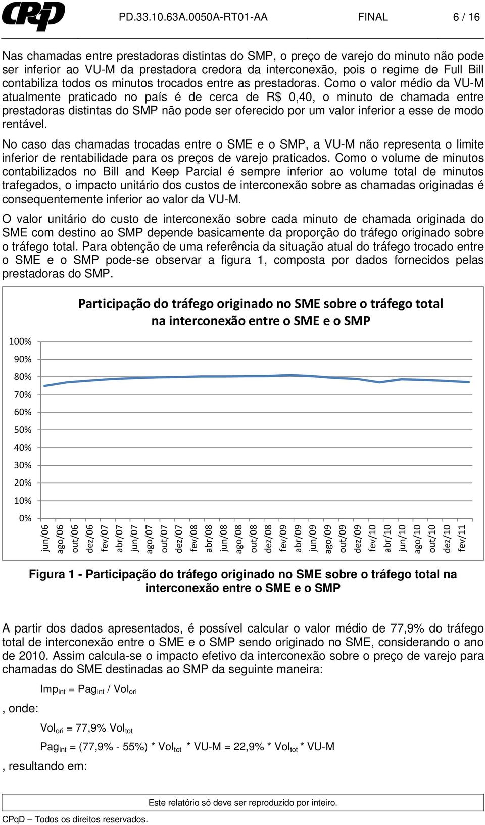 contabiliza todos os minutos trocados entre as prestadoras.