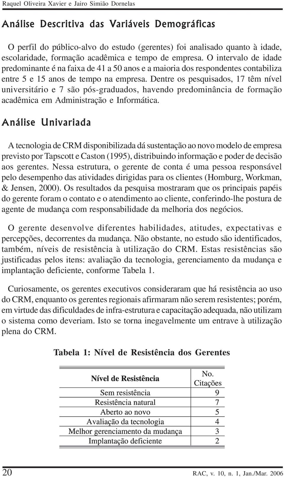 Dentre os pesquisados, 17 têm nível universitário e 7 são pós-graduados, havendo predominância de formação acadêmica em Administração e Informática.