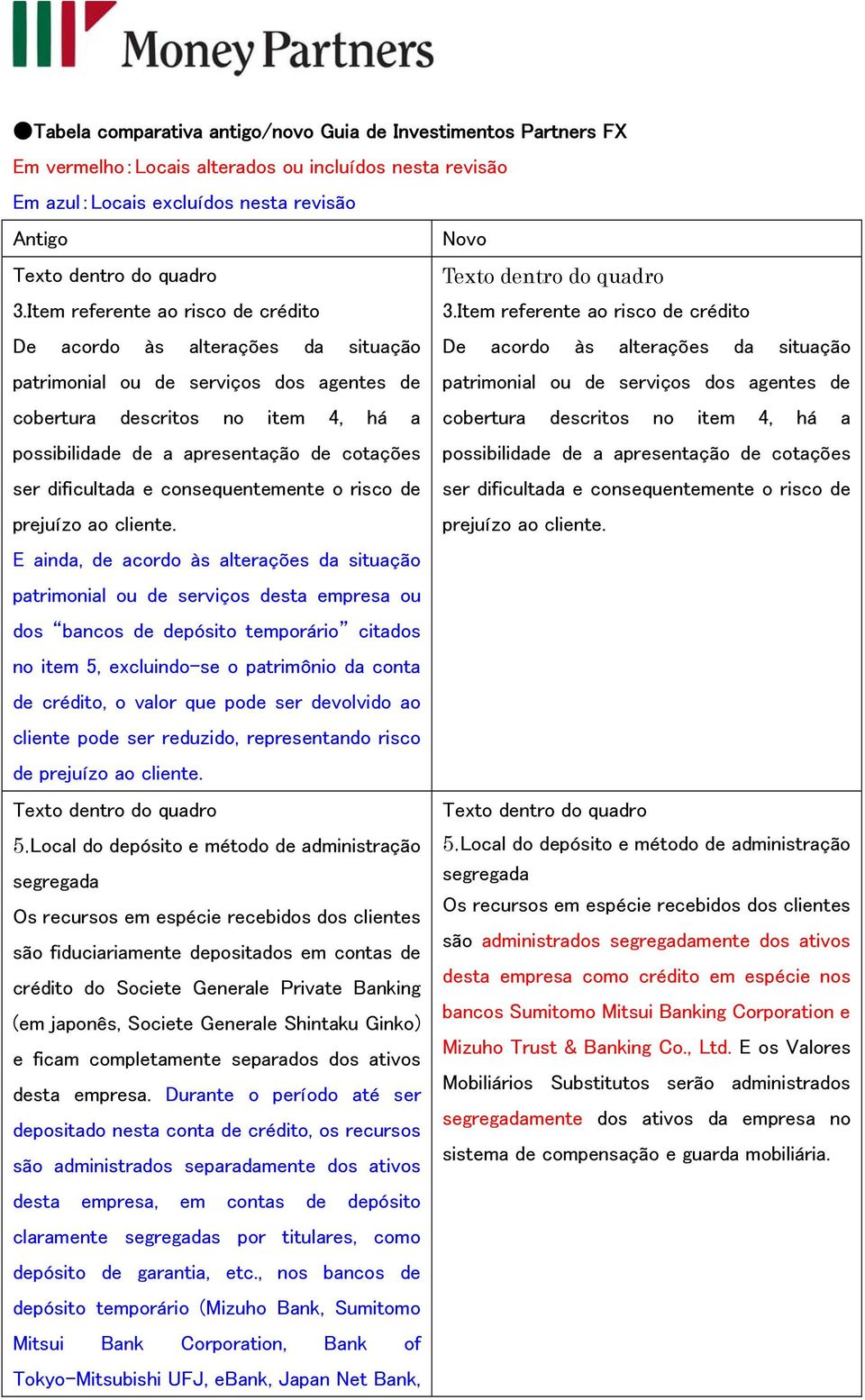 dificultada e consequentemente o risco de prejuízo ao cliente.