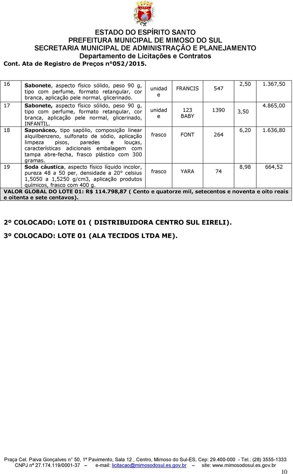 18 Saponáco, tipo sapólio, composição linar alquilbnzno, sulfonato d sódio, aplicação limpza pisos, pards louças, caractrísticas adicionais mbalagm com tampa abr-fcha, frasco plástico com 300 gramas.